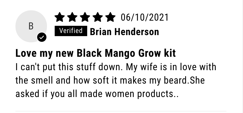 House of Classic Cuts Black Mango Grow Kit