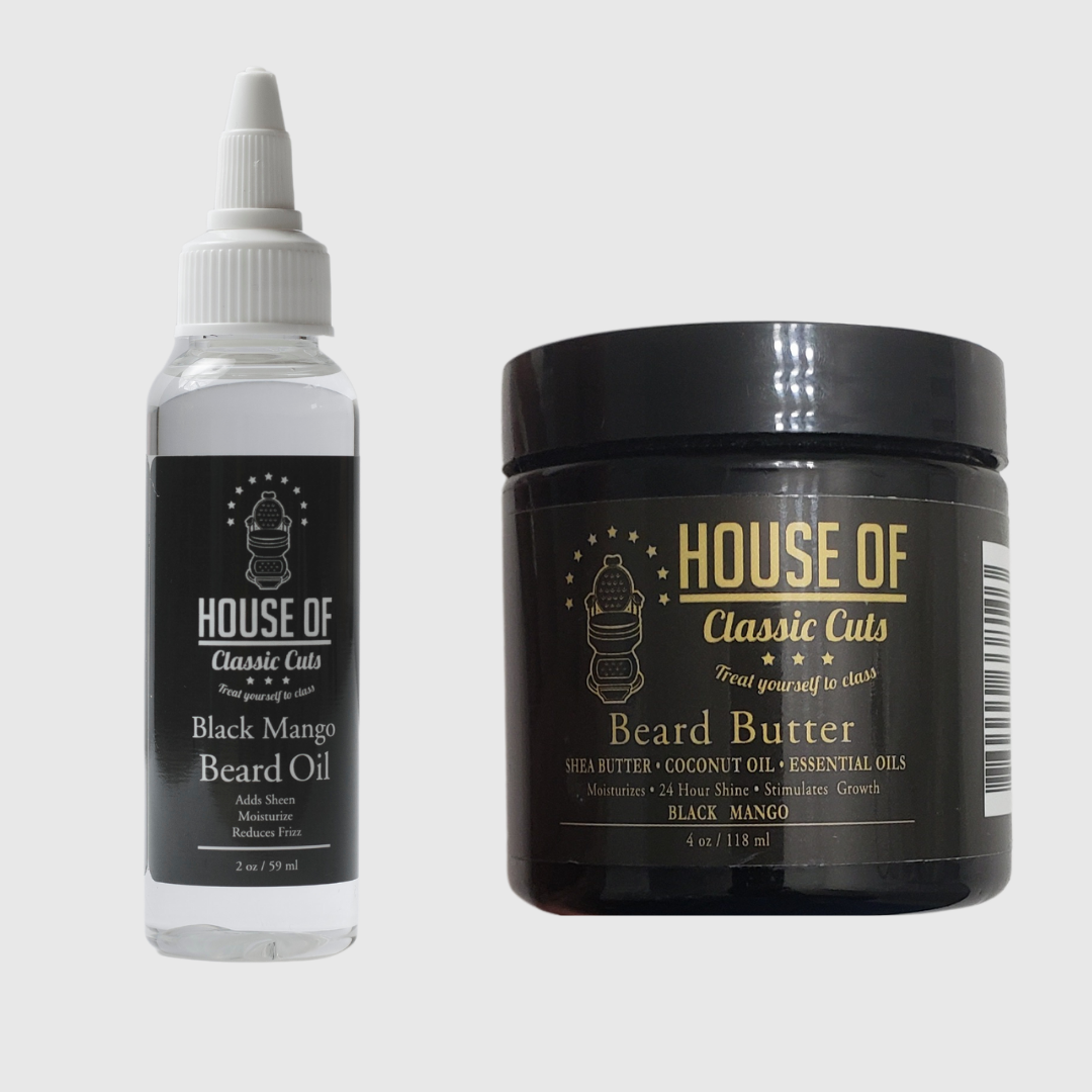 Black Mango Beard Butter + Beard Oil Combo